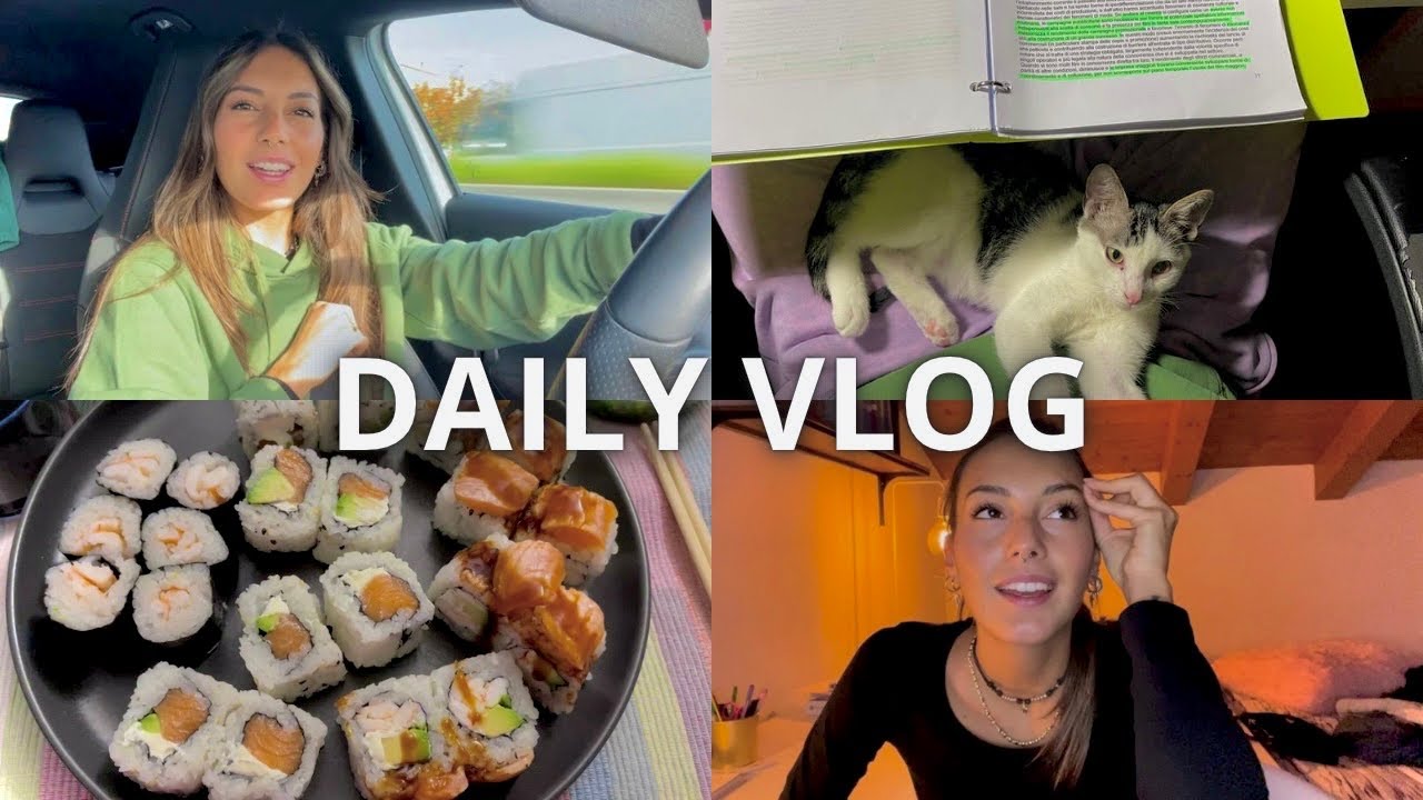 DOVEVO FARE IL FILLER MA... | VLOG | Palestra, studio, shushi...