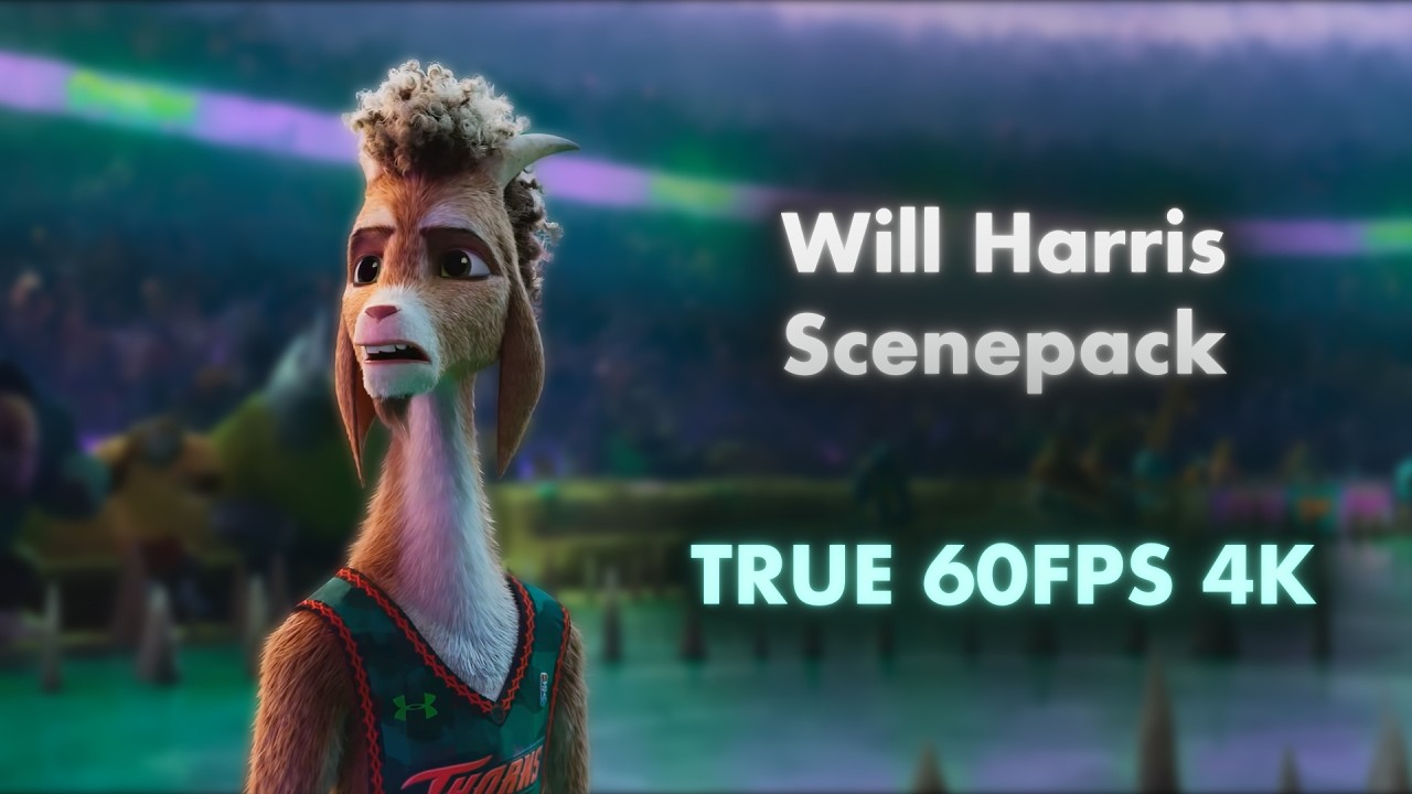Will Harris Scenepack TRUE 60FPS 4K (No CC) | Goat Movie (2026)