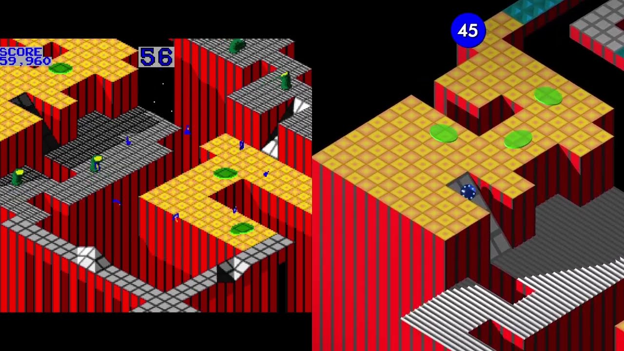 Marble Race Marble Madness Campaign Side-by-Side Comparison