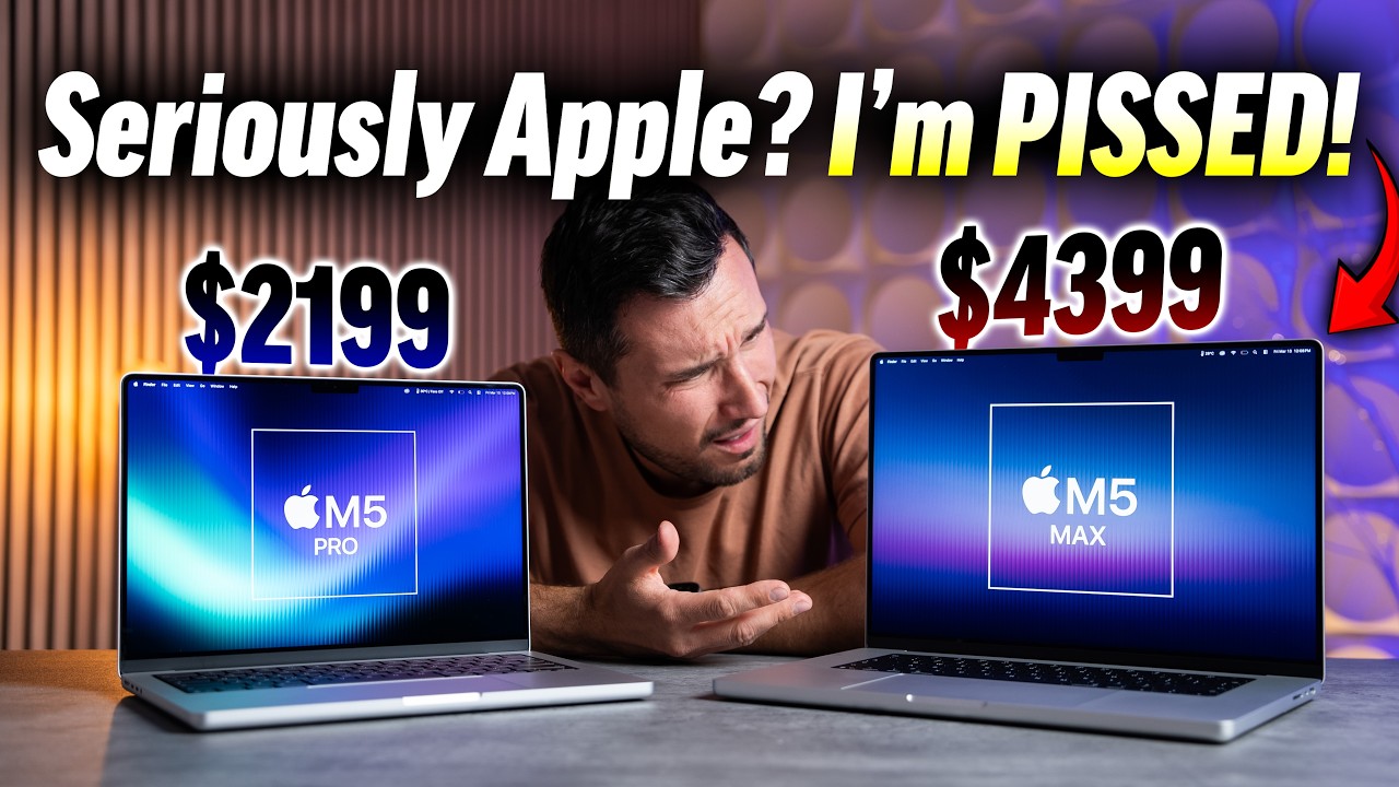 MacBook Pro M5 Pro против MacBook Pro M5 Max — не дайте себя обмануть!