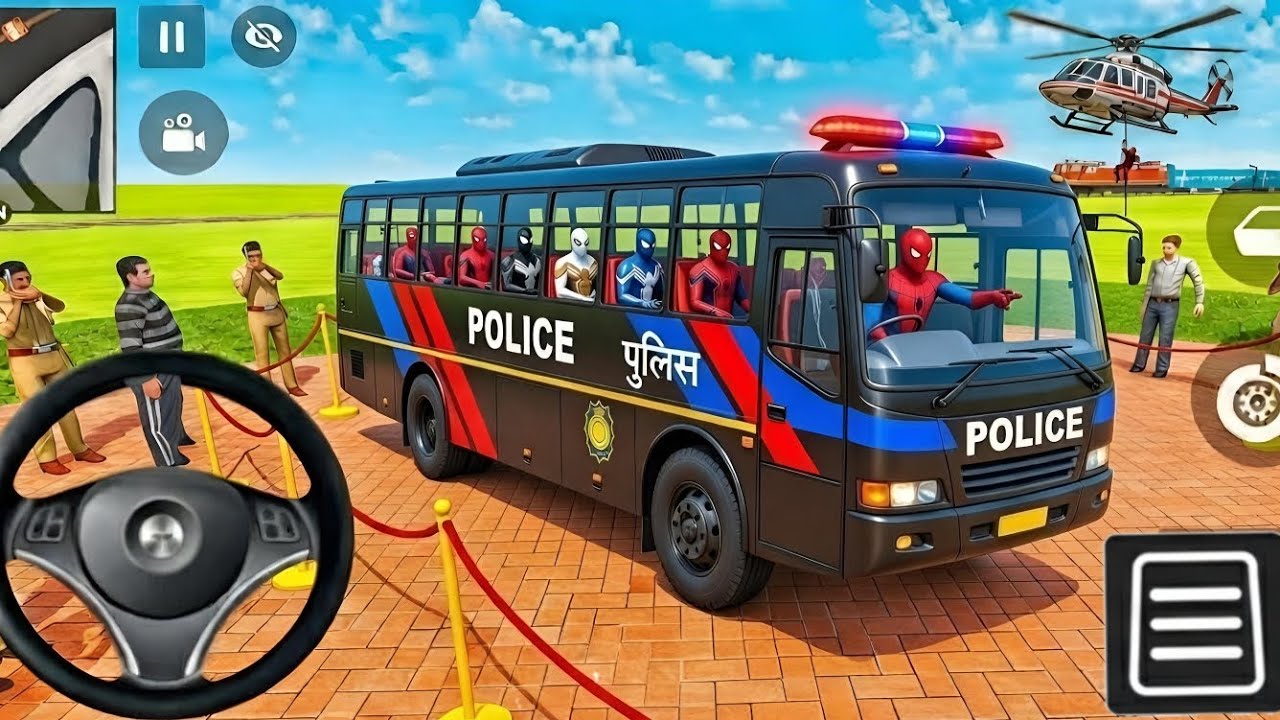 💥Indian Thift Auto Simulator😍Purchase by Spiderman🕷️Monster Spider bus🔥police City Mission😳 Gameplay