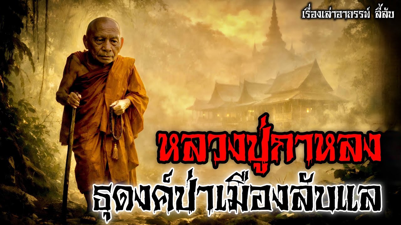 เรื่องเล่า หลวงปู่กาหลง ผจญป่าเมืองลับแล | เรื่องเล่าเขย่าปอด