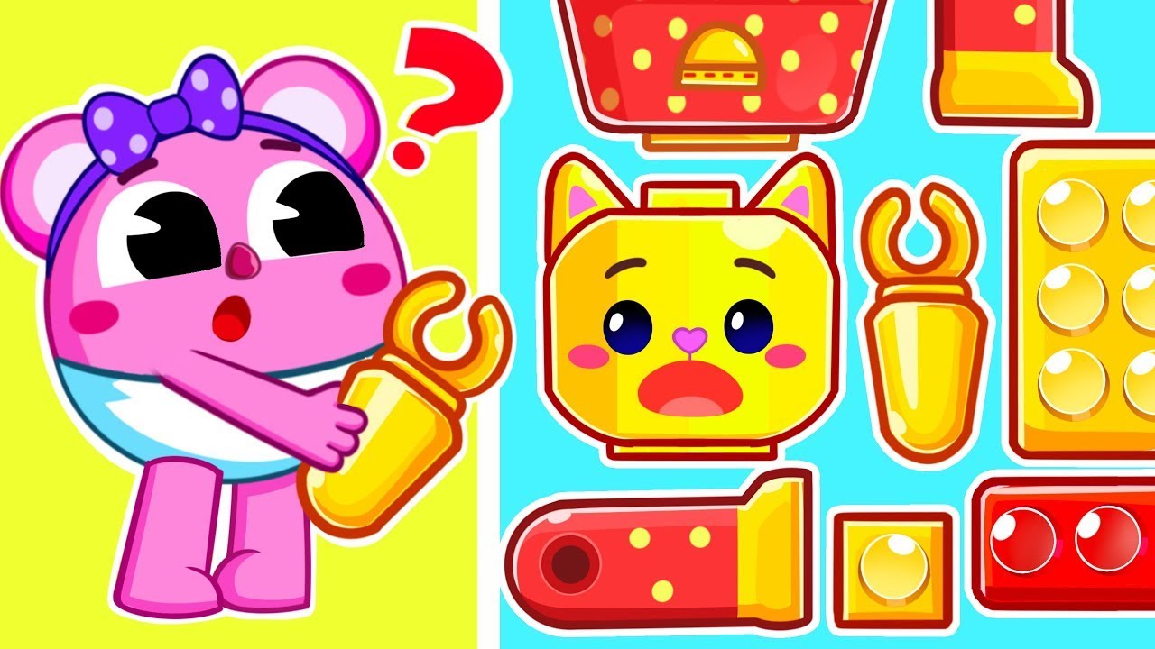 Where Is My Body? | Body Puzzle Play for Kids | Funny Song For Baby & Nursery | Toddler Zoo Yay!