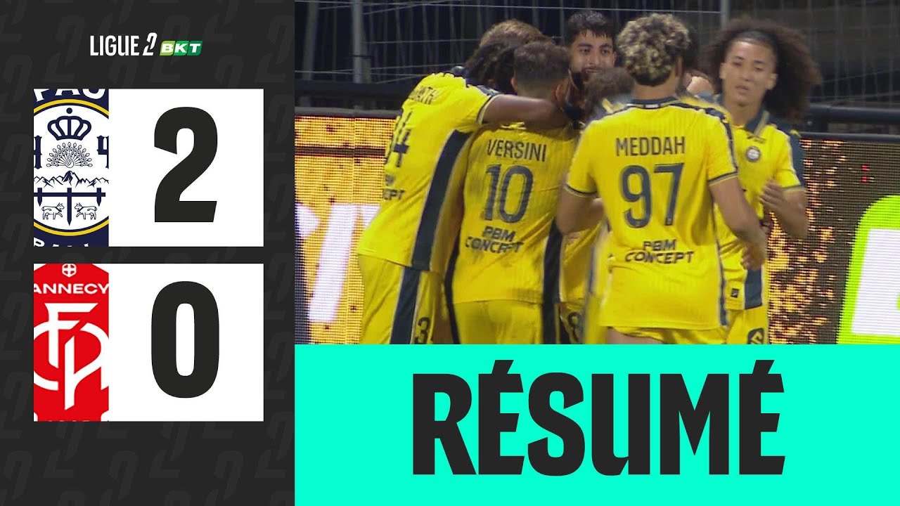 PAU FC - FC ANNECY (2-0) - 1ère journée - Ligue 2 BKT 25/26