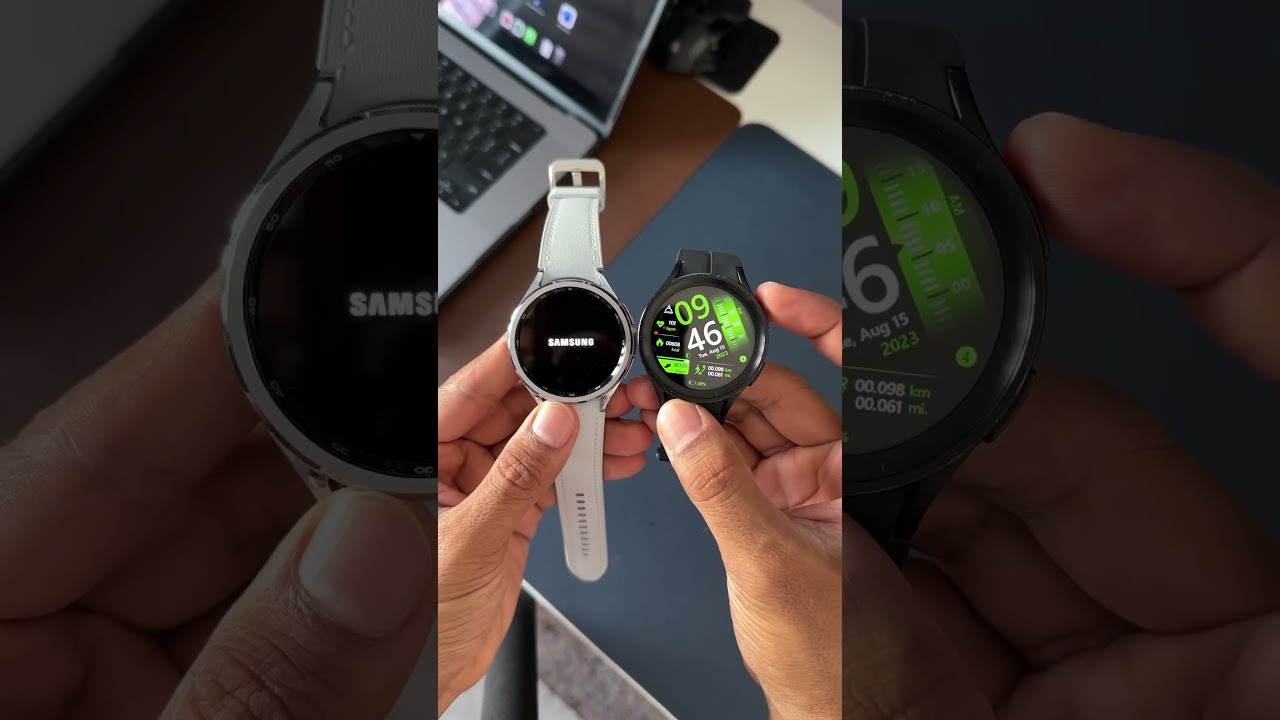 Galaxy watch 6 classic 47mm LTE Vs Galaxy watch 5 Pro Unbox & size comparison 
