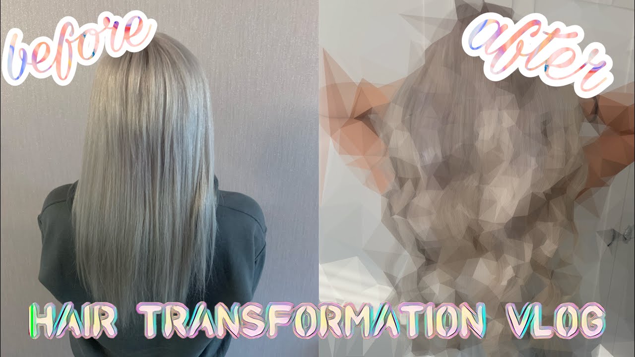 HAIR TRANSFORMATION VLOG | SILVER GREY HAIR GLOW UP