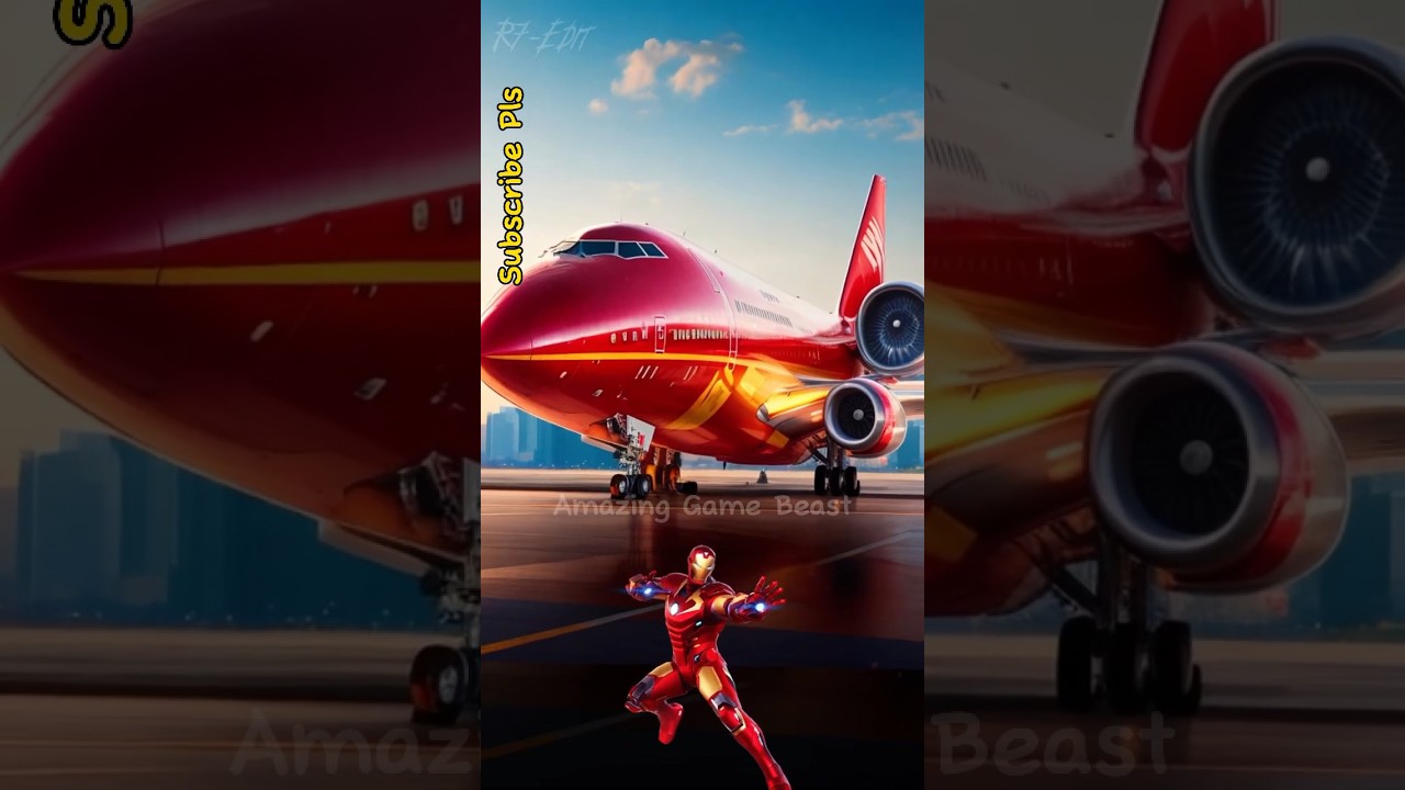 Superheroes but Transformation Airplane 💥 All Characters 