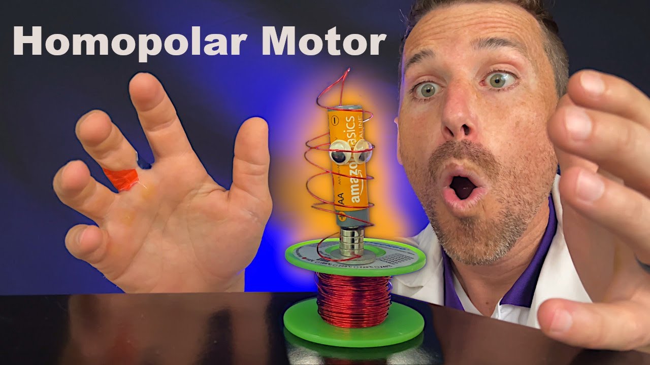 Why does a simple Homopolar Motor Spin?