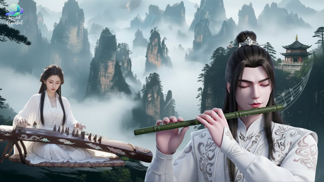 Top Chinese Zen Music: Bamboo Flute, Erhu & Guzheng🍃Relaxing Music, Deep Sleep@soundtopeaceful