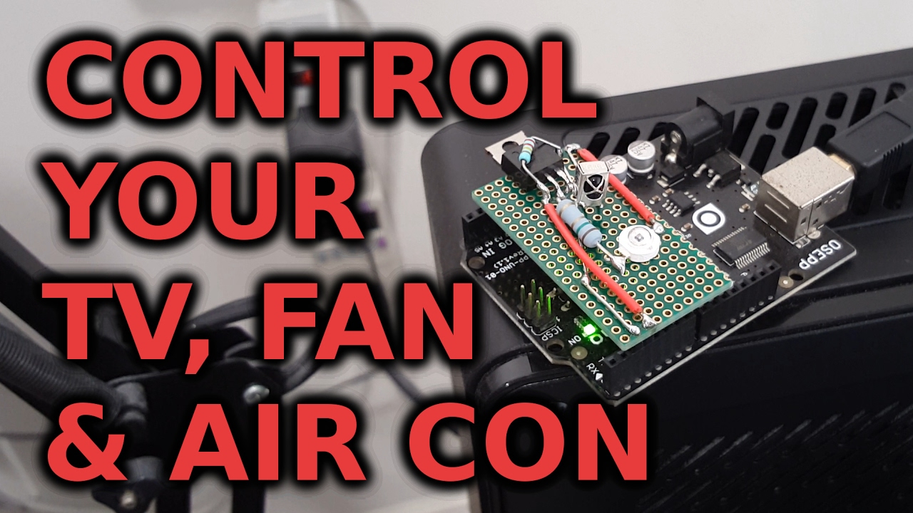 Arduino Home Automation: Control Your TV, Air Conditioner, Fan, etc. with an Infrared Transmitter
