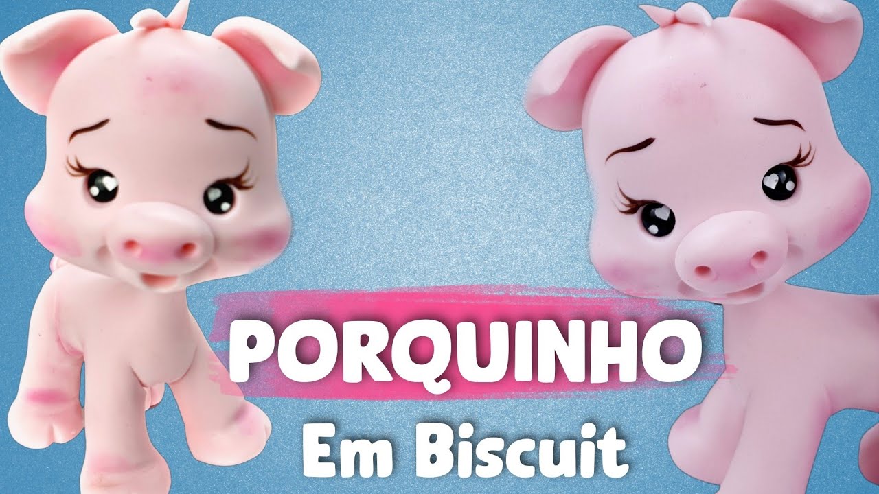 Porquinho em Biscuit | Molde Iti malia Pet