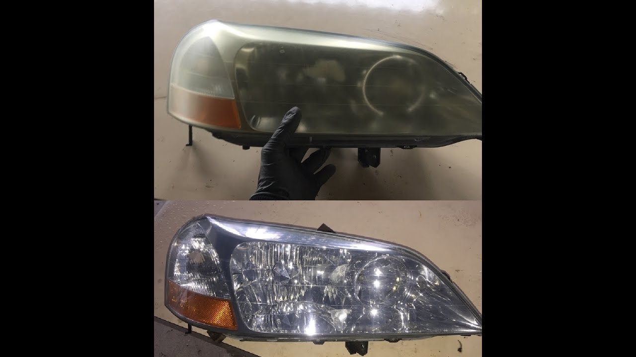 2001-2003 Acura CL headlight restoration DIY