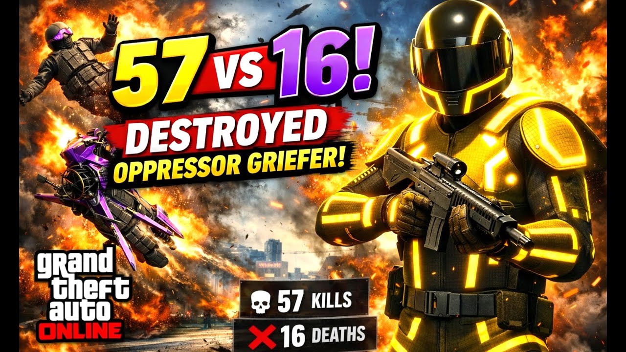 I DESTROYED OPPRESSOR GRIEFER IN GTA 5 ONLINE PVP
