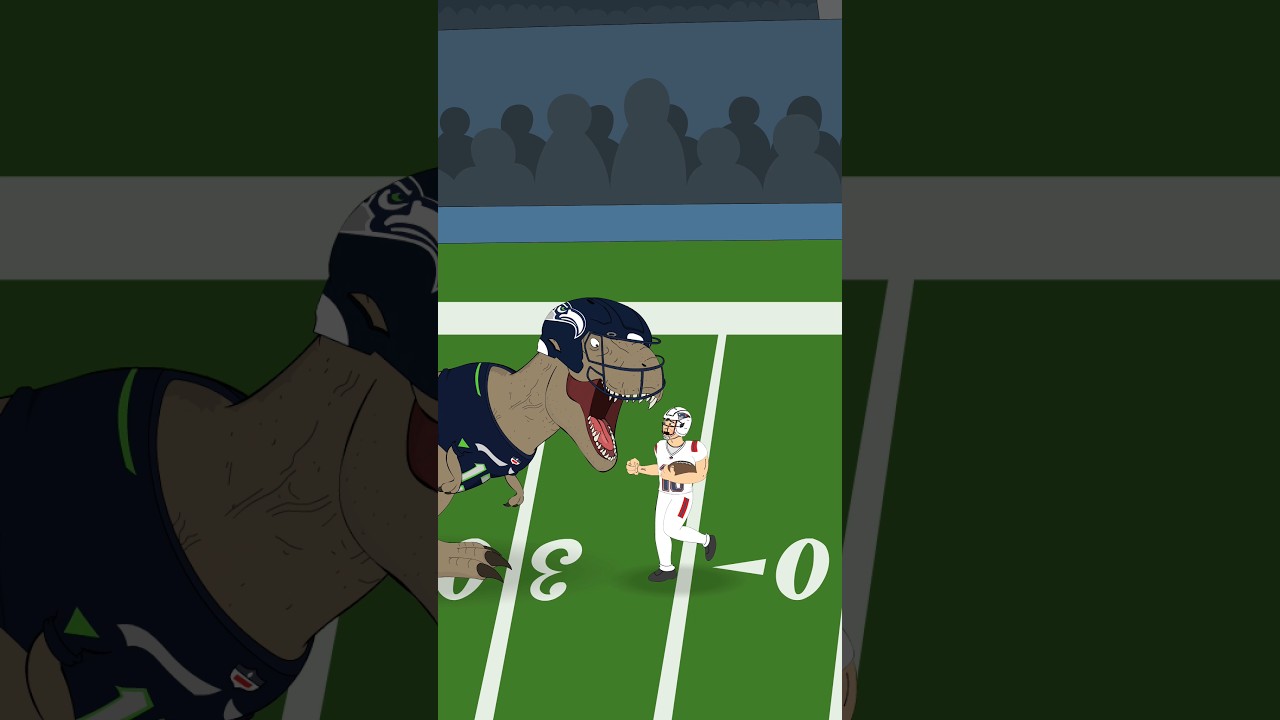 Super Bowl Jurassic Park - Dinosaurs Play Football