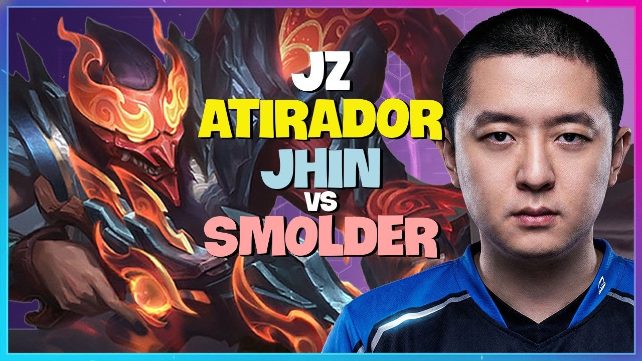 Desafiante Jhin : Esse maluco está DESTRUINDO o Smolder com MECÂNICA de outro nível no Challenger