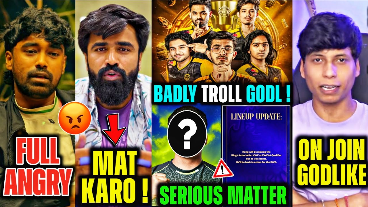 Sensei GODL New IGL?🚨 S8uL Player Serious MATTER🤯 Ghatak and Neyoo ANGRY😡 GodL Reply on ELIMINATION😱