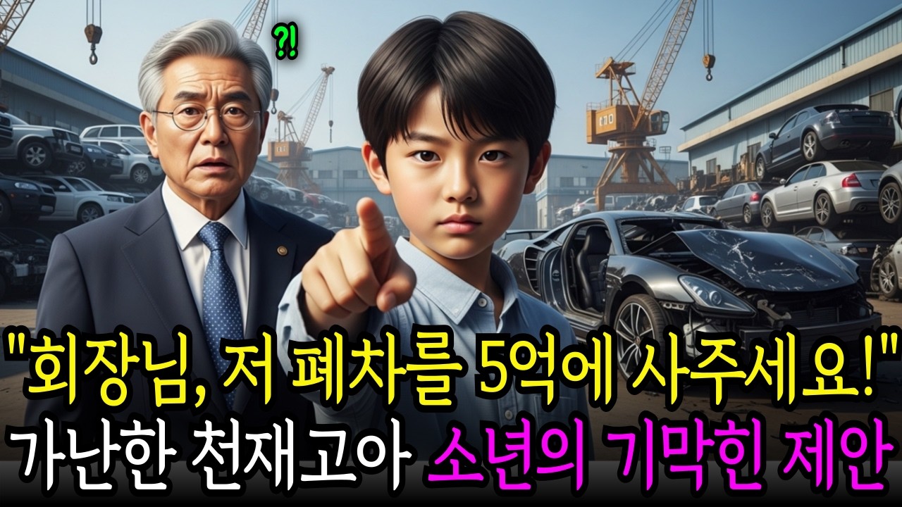 “회장님, 그 사고난 슈퍼카 5억에 다시 사주세요.!” 가난한 고아 천재소년이 엄청난 제안을 하는데..|오디오북 |노후사연 |반전사연|시니어사연|인생사연|
