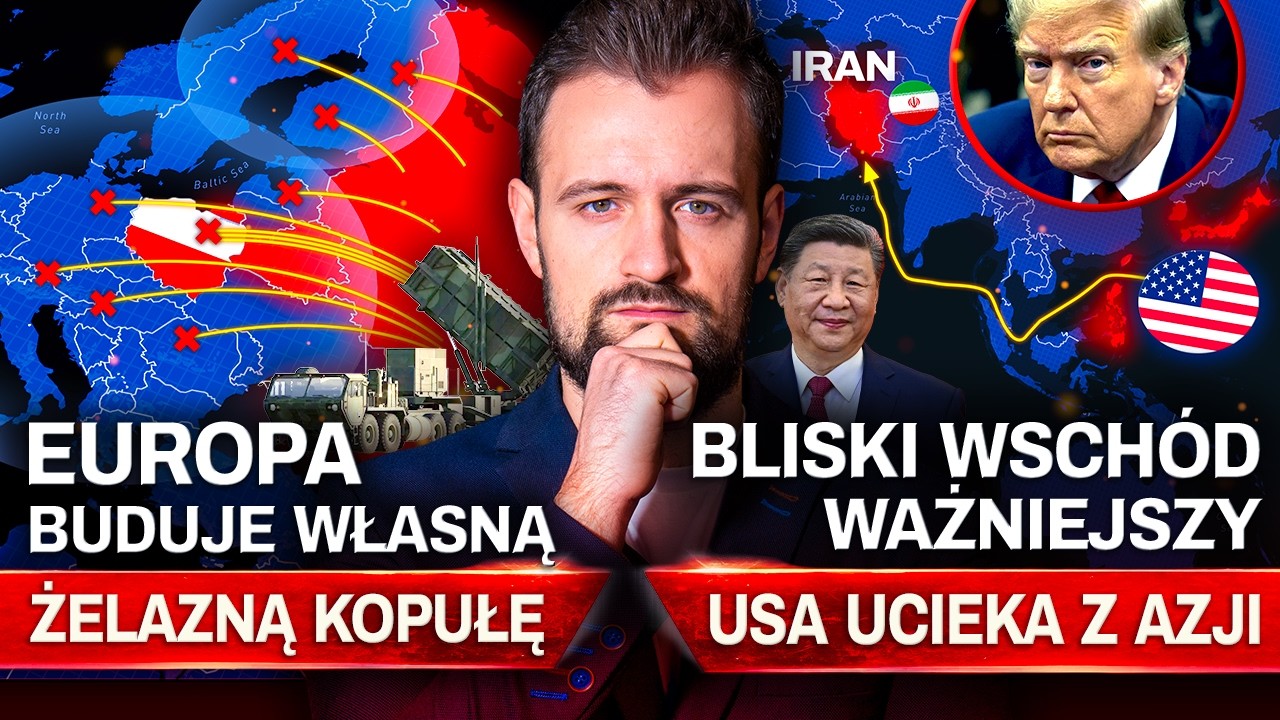 EUROPA ZBUDUJE ŻELAZNĄ KOPUŁĘ, a USA zabierają broń od sojusznika dla IZRAELA | Biznes Teraz