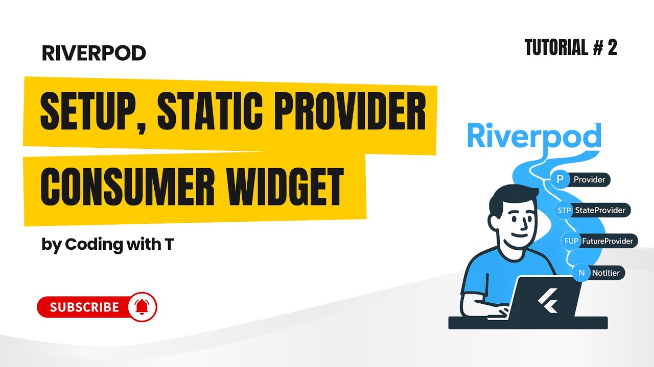 02 # Project Setup, Static Provider & Consumer Widget - Flutter Riverpod State Management