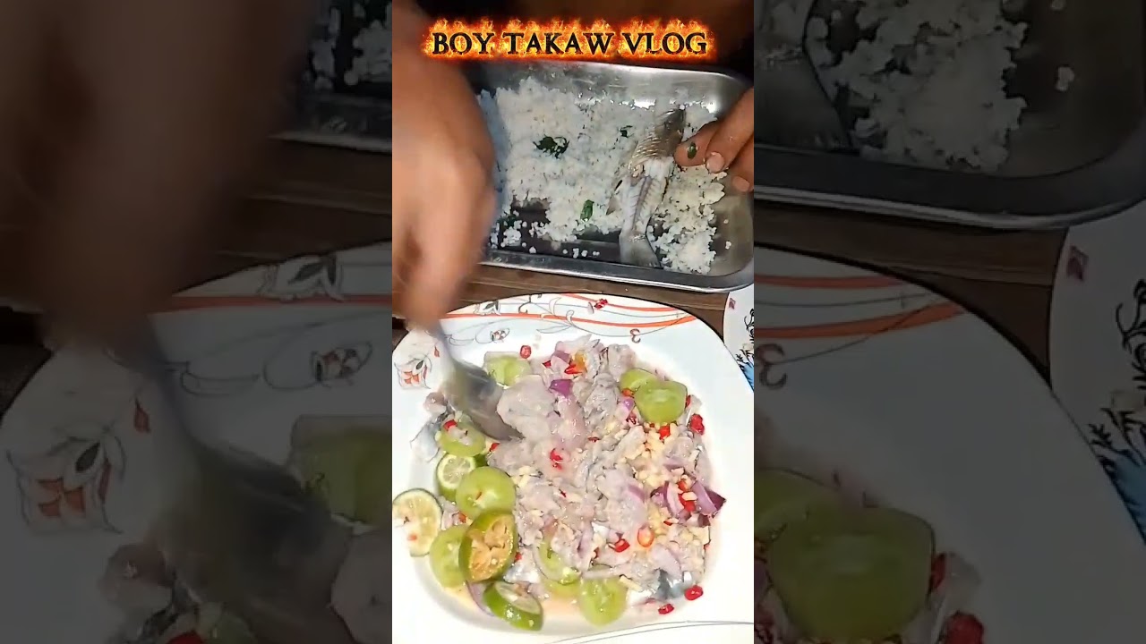 Oh mga idol kain tayu ginabi Ako ngayun #kinilaw #tinolangisda 
