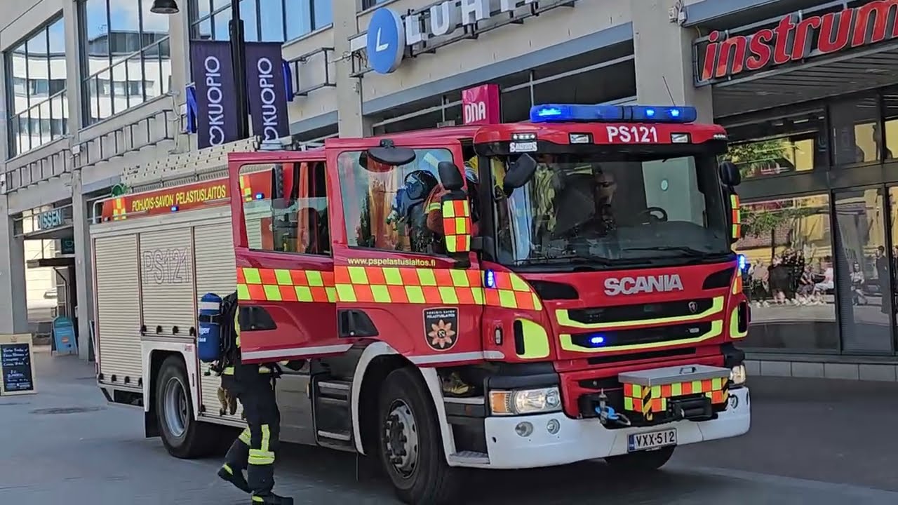 Palohälytys kauppakeskus Aapelissa, Kuopio – ‎17.06.2024