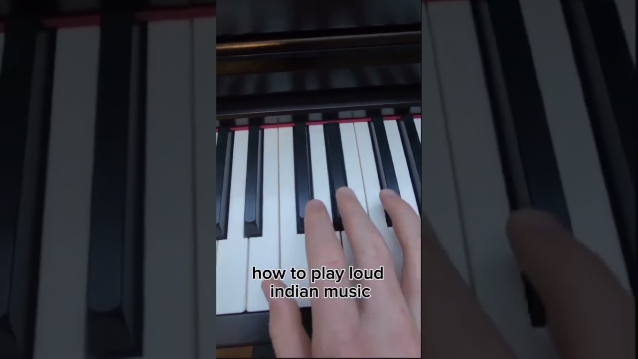 How to play Loud Indian Music #piano #pianomusic #pianotutorial #pianolessons