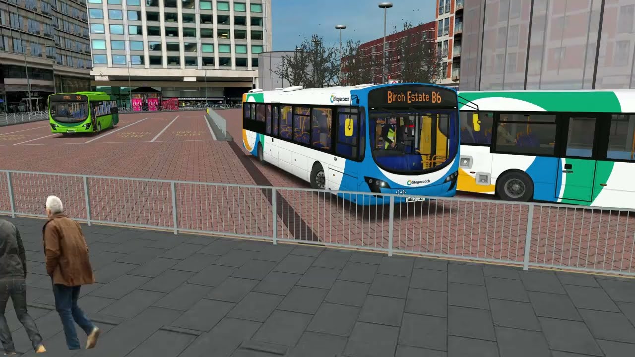 OMSI2 Volvo B7RLE Wright Eclipse 2 (Pulsar Mod) on Bowdenham V5 service B6