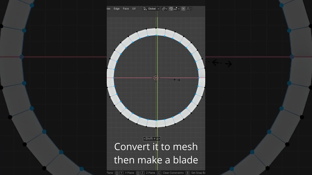 How to model a diaphram in Blender ? #b3d