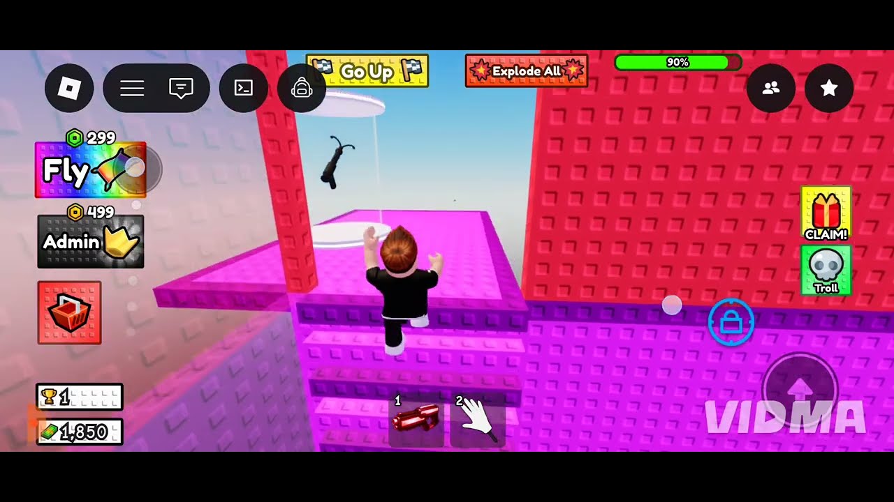 Hi guys today we are going to play this obby game 