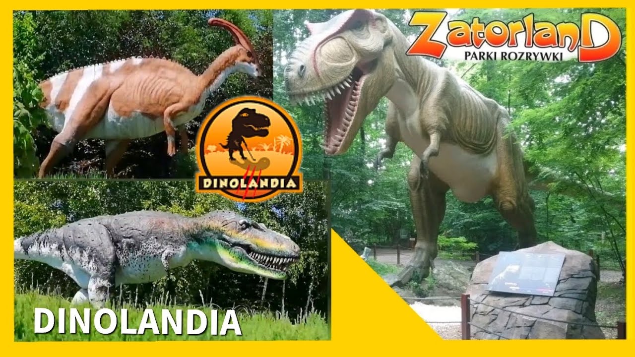 DINOLANDIA 🦕ZATORLAND 🦖Park Rozrywki i Ruchome Dinozaury 🦕Dinos Amusement Park in Poland