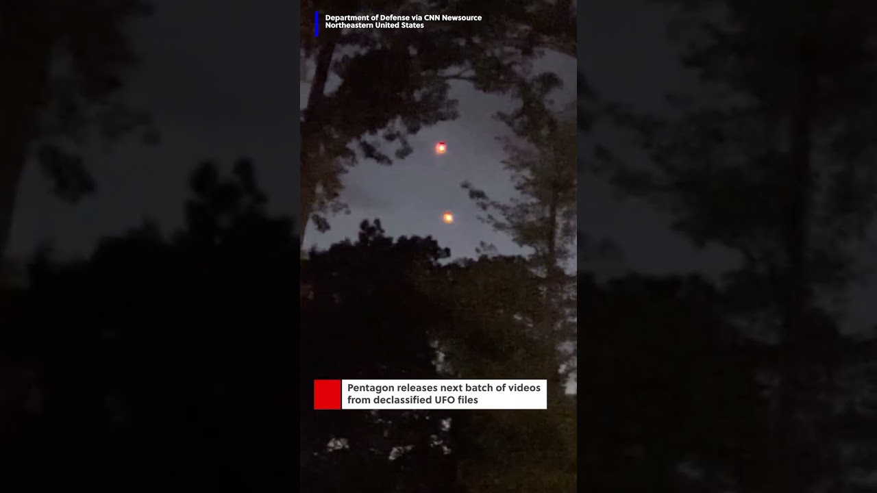Pentagon releases declassified UFO files