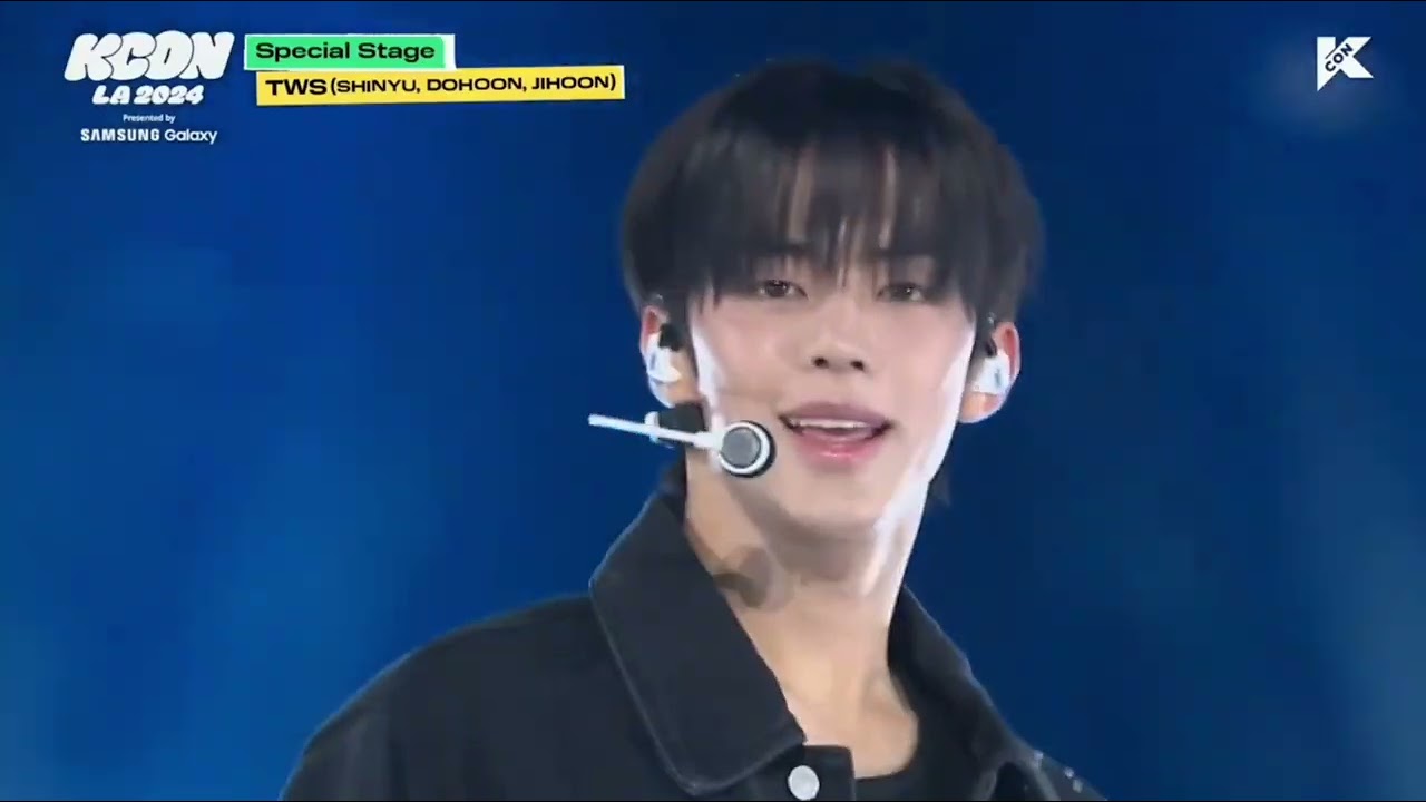 TWS (Shinyu, Dohoon, Jihoon) covers &ldquo;3D (Alternate Ver.)&rdquo; by Jungkook from BTS at KCON LA 2024