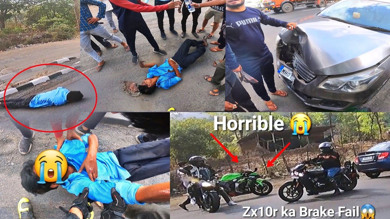 Zx10r ka Break fail at 200kmph😱Fir hua Itna bada Accident😭|Live Capture|Z900 Rider