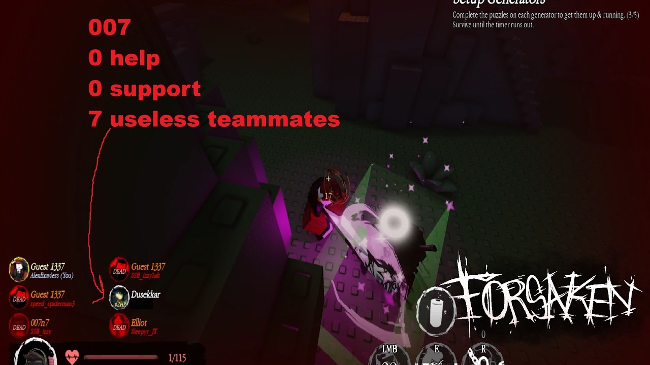 playing for the vibes | Forsaken |