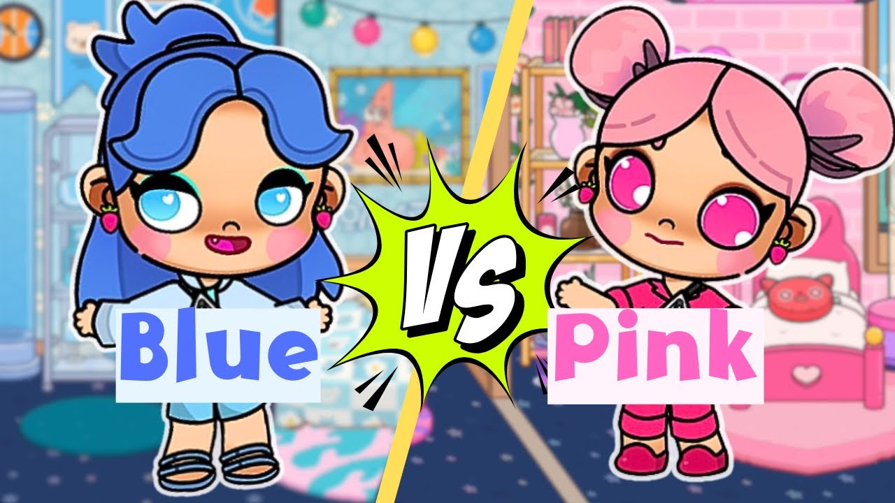 تحدي البيت البامبي ضد البيت الازرق😭Toca boca