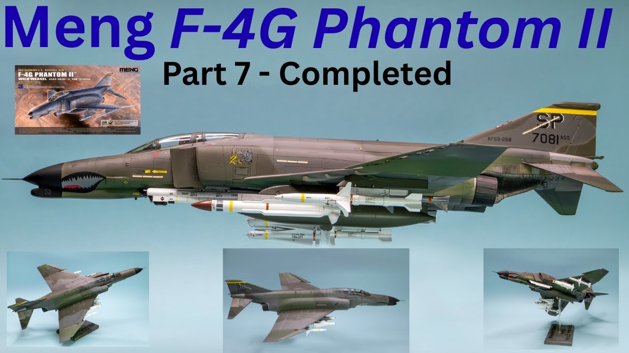 From DISASTER to COMPLETE!  Meng Phantom F-4G Wild Weasel