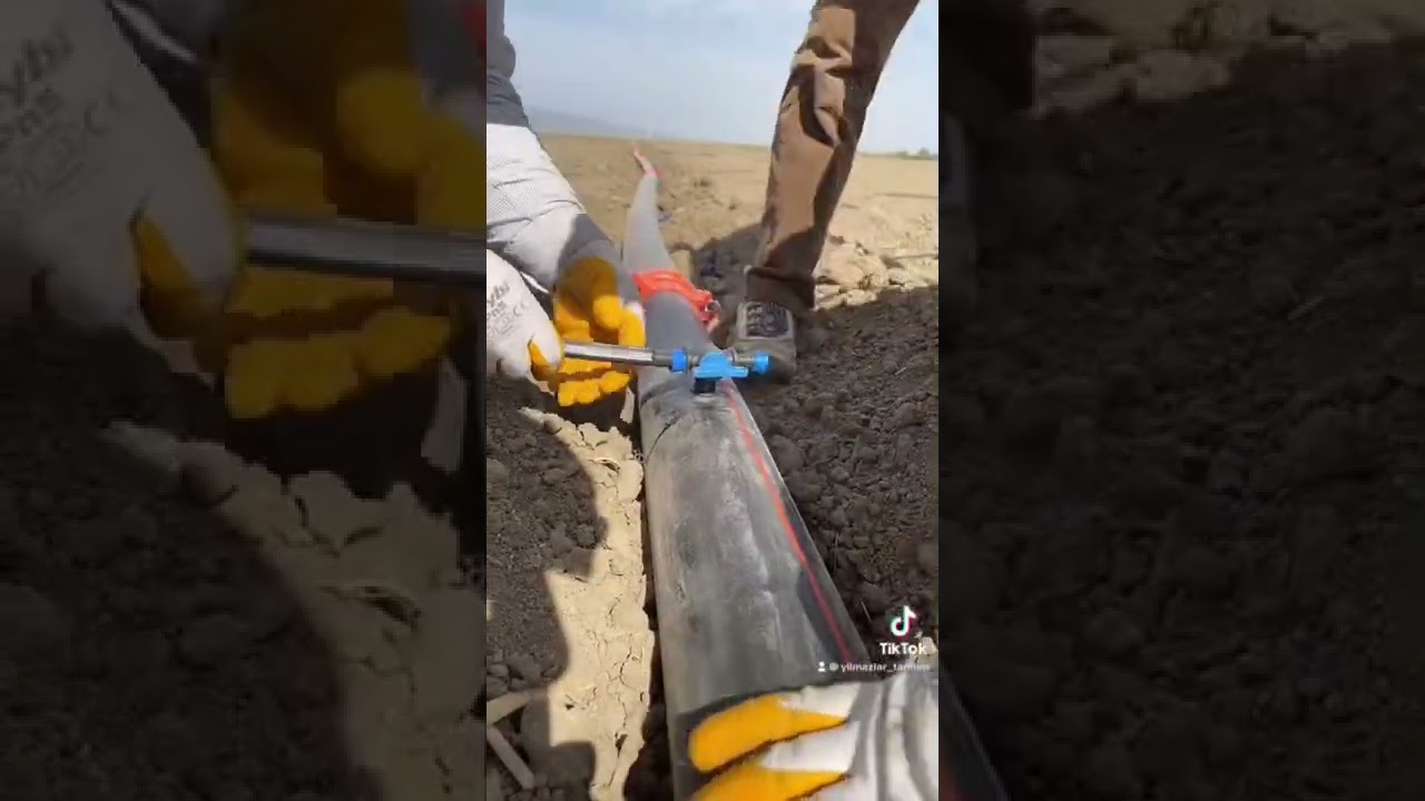 Damlama sulama sistemi montajı