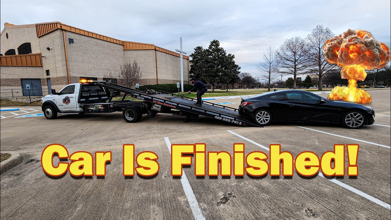 Genesis Coupe 3.8 is Down! Hyundai Says The Engine is Blown! Car Gets Towed!