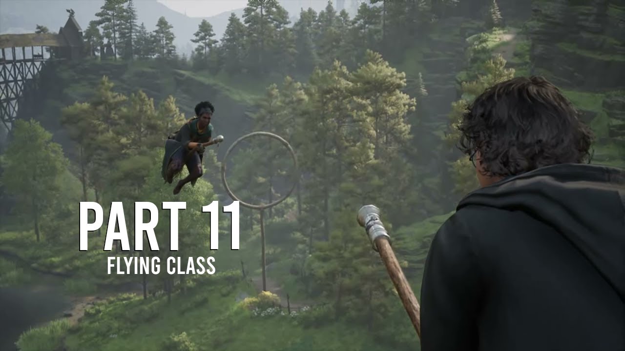 (PC) Hogwarts Legacy: Portkey Games Play Along Gameplay - FLYING CLASS