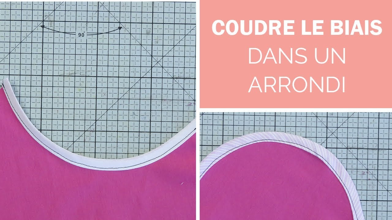 Coudre le biais dans un arrondi | Tuto couture débutant