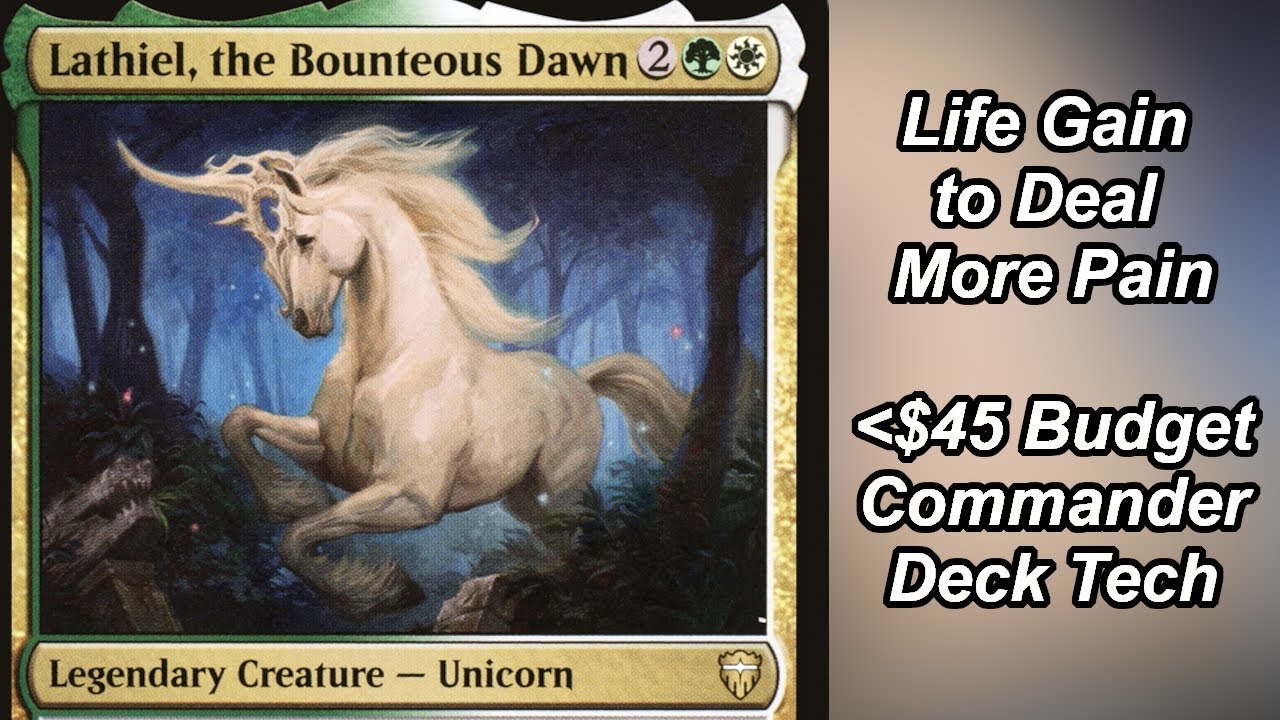 Lathiel, the Bounteous Dawn Budget Commander Deck Tech | MTG
