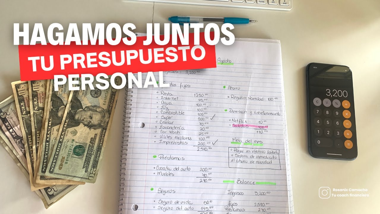 Como hacer tu presupuesto Personal