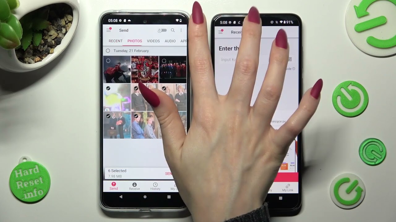 How to Move Data From Motorola Device to Motorola Moto G13 - Use Send Anywhere App