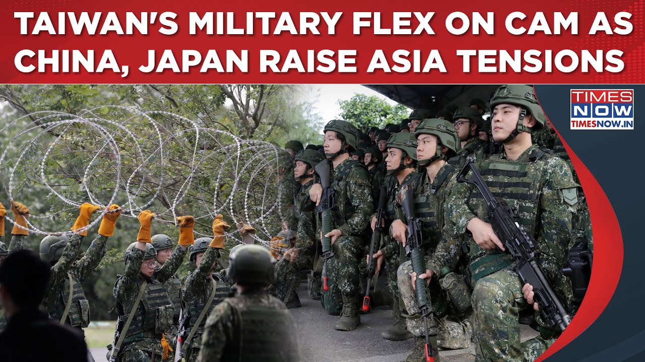 China Vs Japan: Taiwan's Military Flex On Cam As Asia Tensions Rise| Taipei Ready For War? Watch