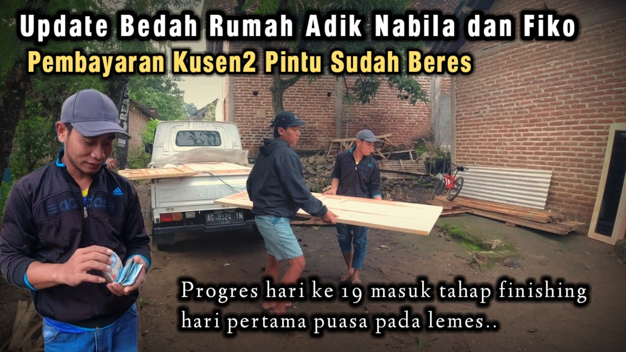 UPDATE PERKEMBANGAN BEDAH RUMAH HARI KE 19, PEKERJAAN MULAI DI PERCEPAT
