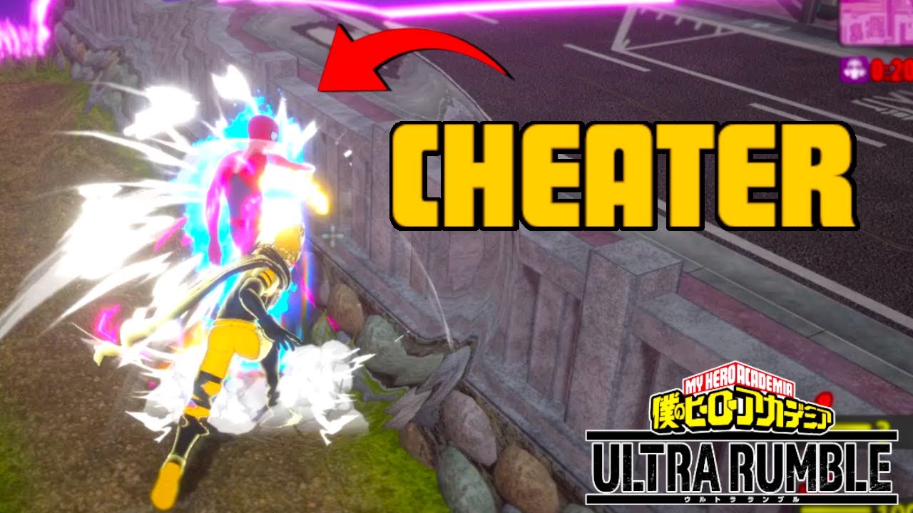 CHEATER with GOD MODE HACKS LOST!? 😂 | My Hero Ultra Rumble
