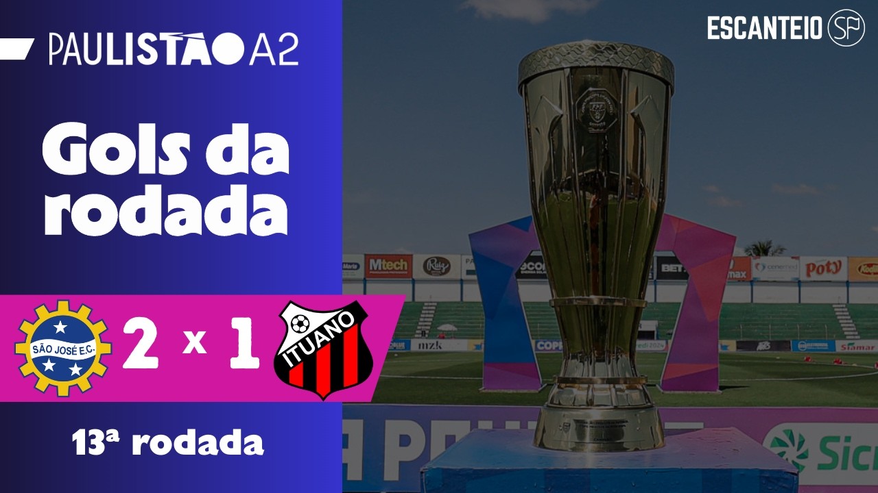 &Aacute;GUIA CARIMBA CLASSIFICA&Ccedil;&Atilde;O | S&atilde;o Jos&eacute; 2 x 1 Ituano | Gols do Paulist&atilde;o S&eacute;rie A2 2026
