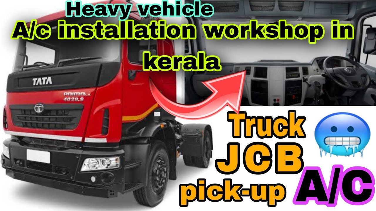 ടിപ്പറിൽ A/c Install ചെയ്താലോ|| Truck and Excavator A/c  fittings || Heavy cool||JCB, Hitachi,TATA