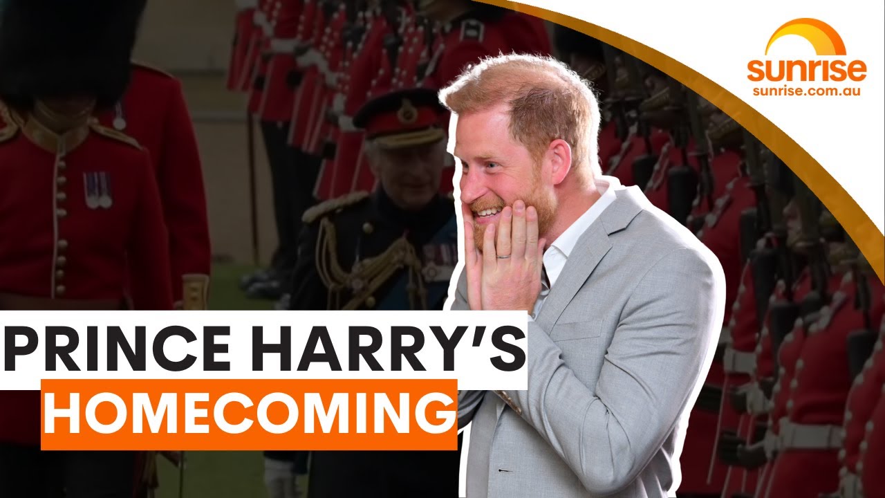 Prince Harry meets with charities during UK visit | Sunrise