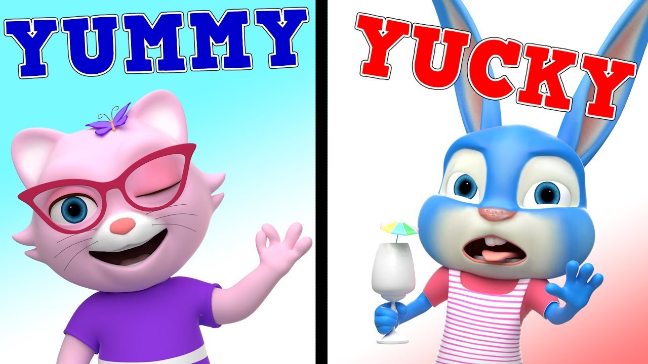 Yummy and Yucky | Food Song | What would you like to order ? | Nursery Rhymes